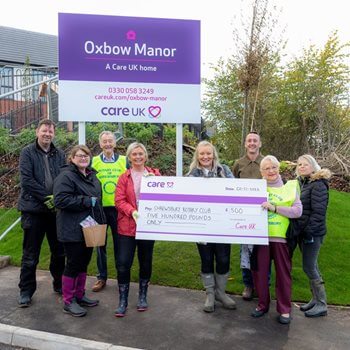 Shrewsbury care home makes blooming lovely contribution to local initiative