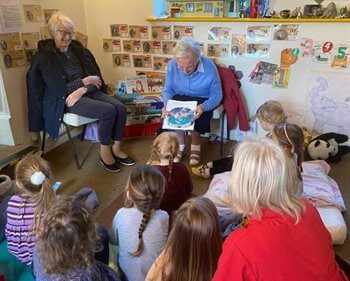 A story that’s plot on – Ware care home residents read bedtime stories to local children