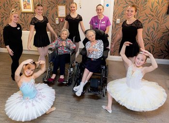 Bromsgrove care home hosts a magical surprise for 96-year-old ballet enthusiast