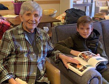 A story that’s plot on – Knebworth care home residents read bedtime stories to local children