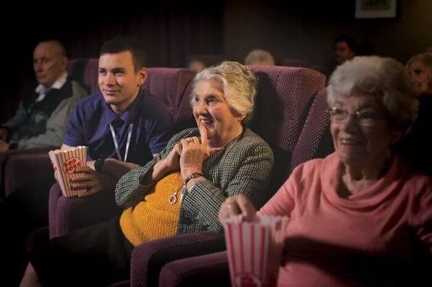 Dementia friendly cinema club at Pear Tree Court