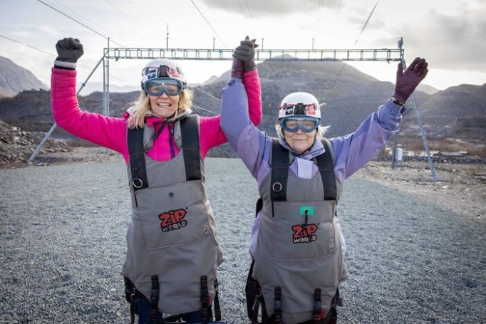 Sally takes on the worlds fastest zipline.