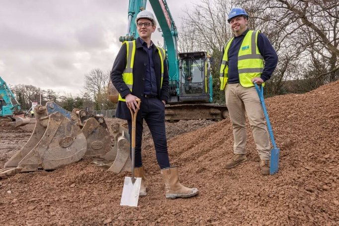 Llys Herbert - Llys Herbert onsite build 