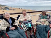 Heather, a resident at Highmarket House, wanted to enjoy fish and chips at the seaside - so the team organised a special trip to Bournemouth to celebrate her 88th birthday in style.