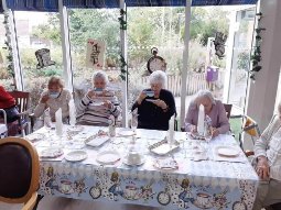 The Potteries enjoyed plenty of cake with their 'Mad Hatters tea party' in honour of the 40th where everyone was encouraged to wear 'ruby red'!