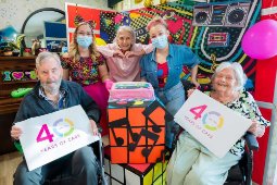 Lonsdale Mews stepped back into the eighties to celebrate Care UK's 40th anniversary.