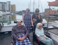Gill and Barry, residents at Care UK’s Bowes House enjoyed a special nautical trip and reminisced about their younger years.