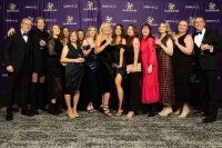 The Care UK marketing team enjoying the celebrations