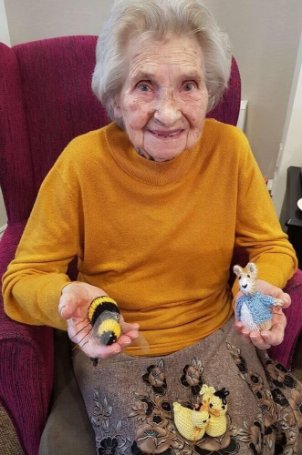 Knitting has been so popular with team members and residents that a weekly club has now been formed.