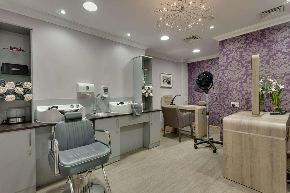 The salon at Bickerton House