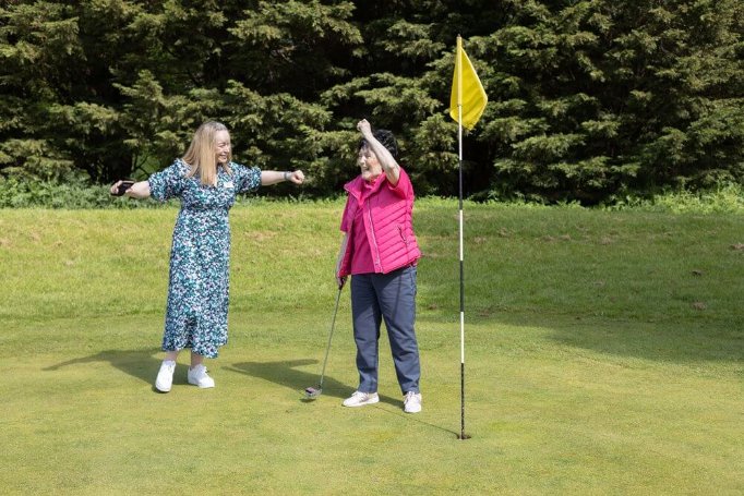 Norma from Knebworth care home was delighted when her wish to rekindle her favourite hobby was made a reality.