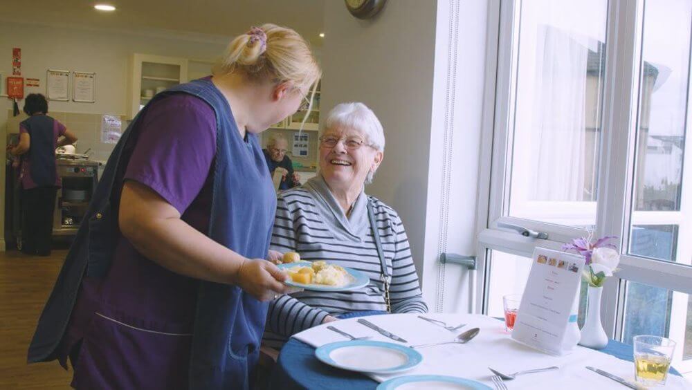 Dining with dignity at Winchcombe Place