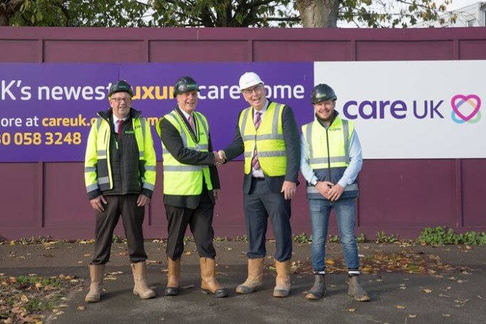 Cuttlebrook Hall - Cuttlebrook Hall topping out