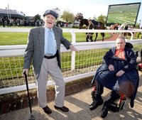 Two residents at Sandfields were treated to an evening at the races after making the request on the home’s Wishing Tree.